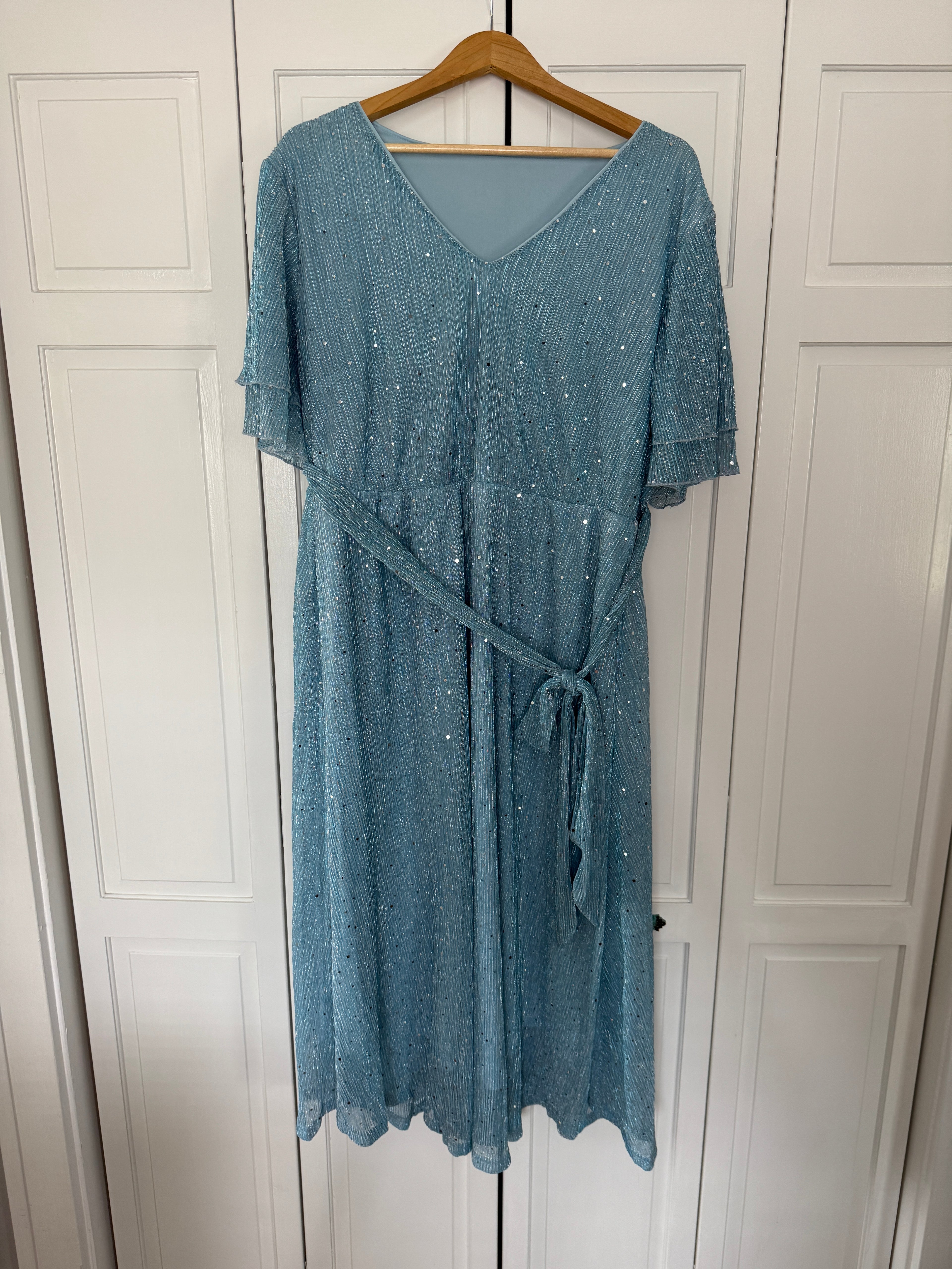Blue Sparkly Gown from BloomChic NEW Size 18-20
