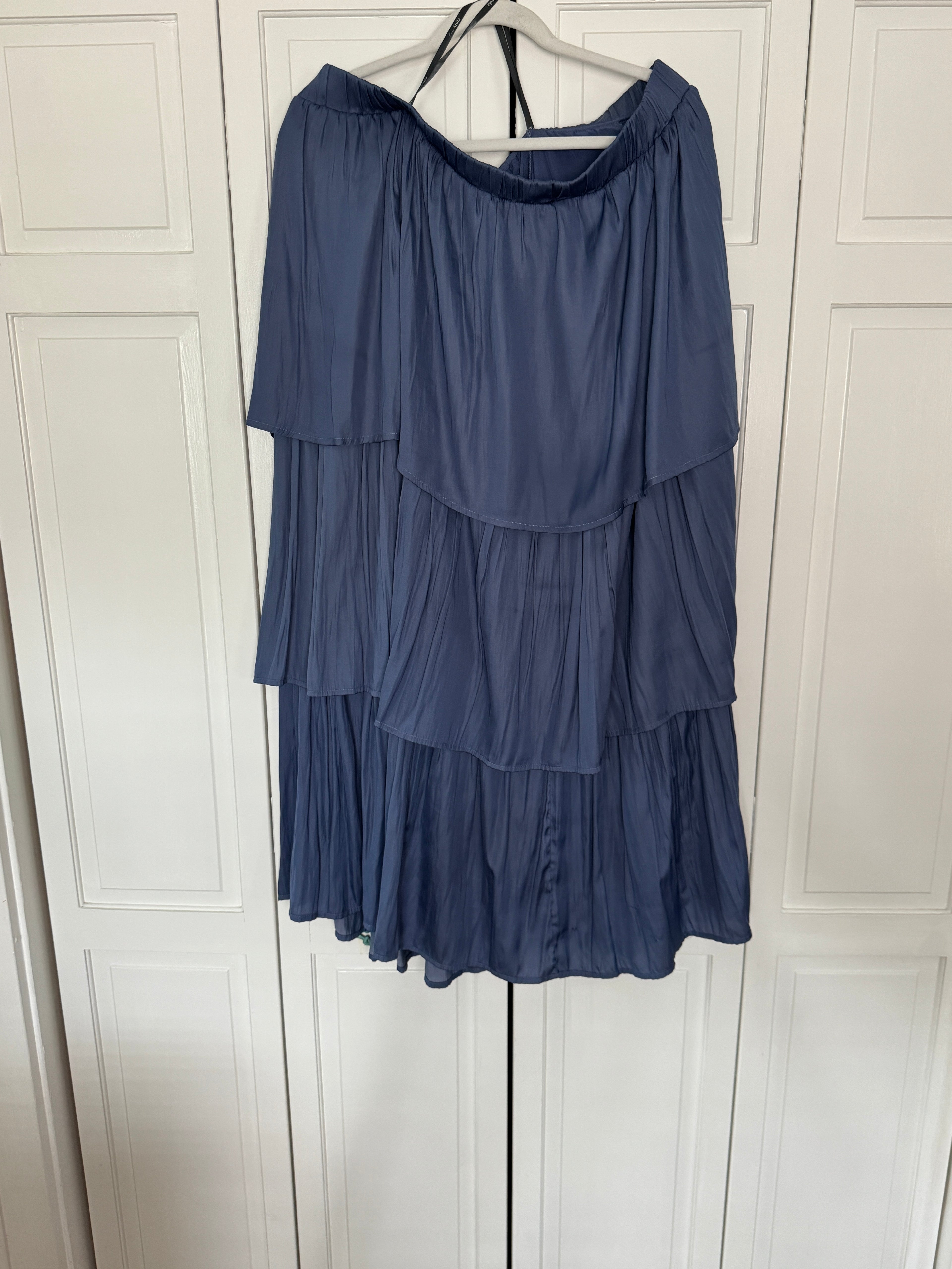 Blue Tiered Skirt from Arula size B (18-20/2xl) Pre-worn