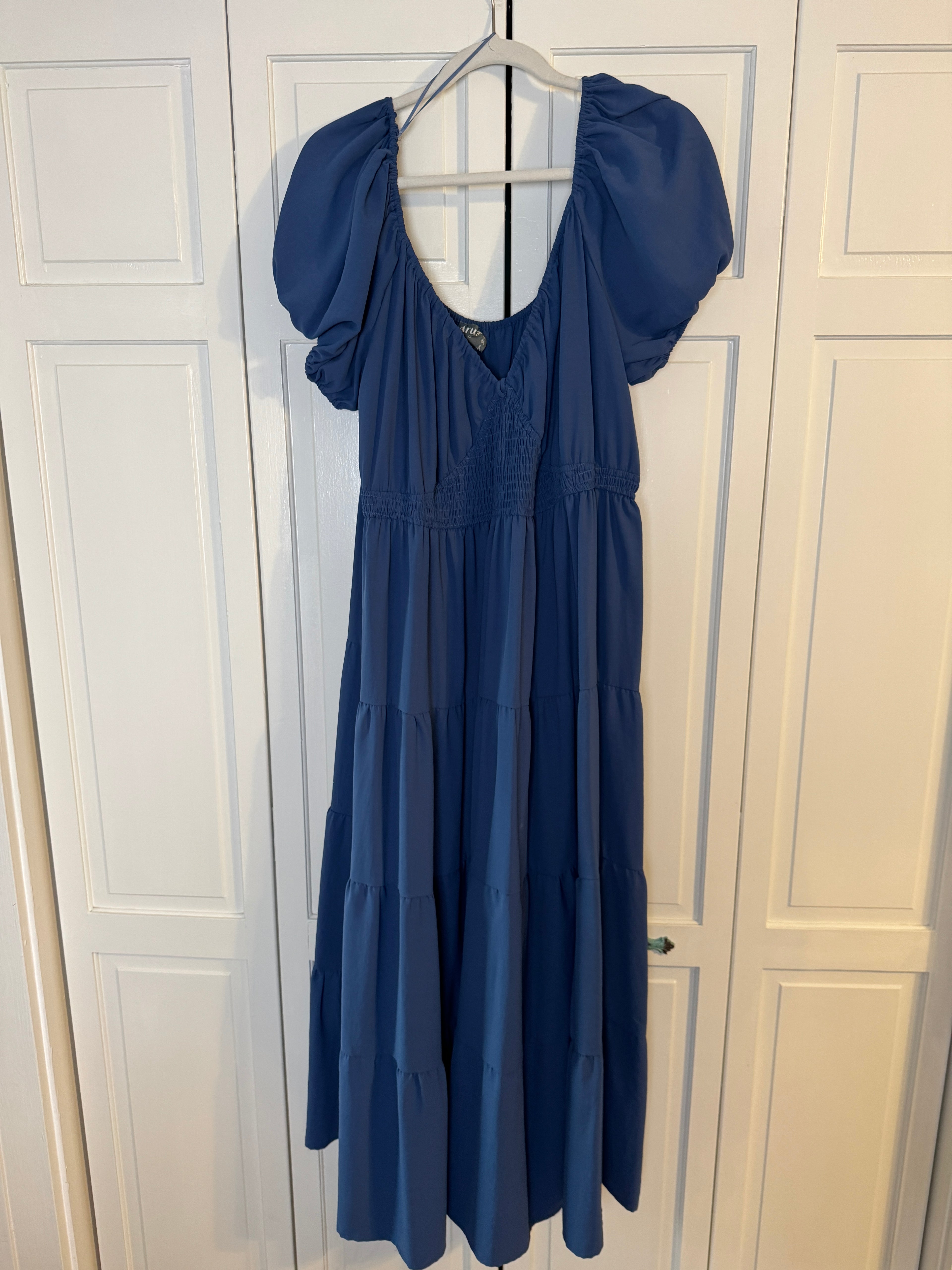 Blue Arula Maxi dress pre-worn size C (22-24)