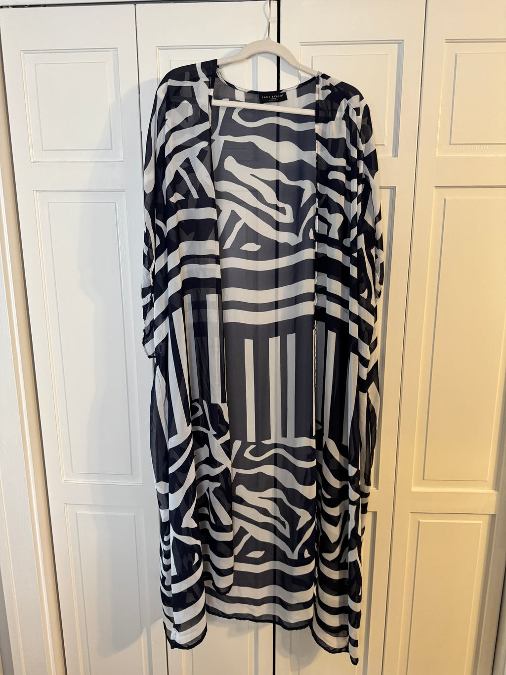 Blue & White Duster from lane Bryant pre-worn one size