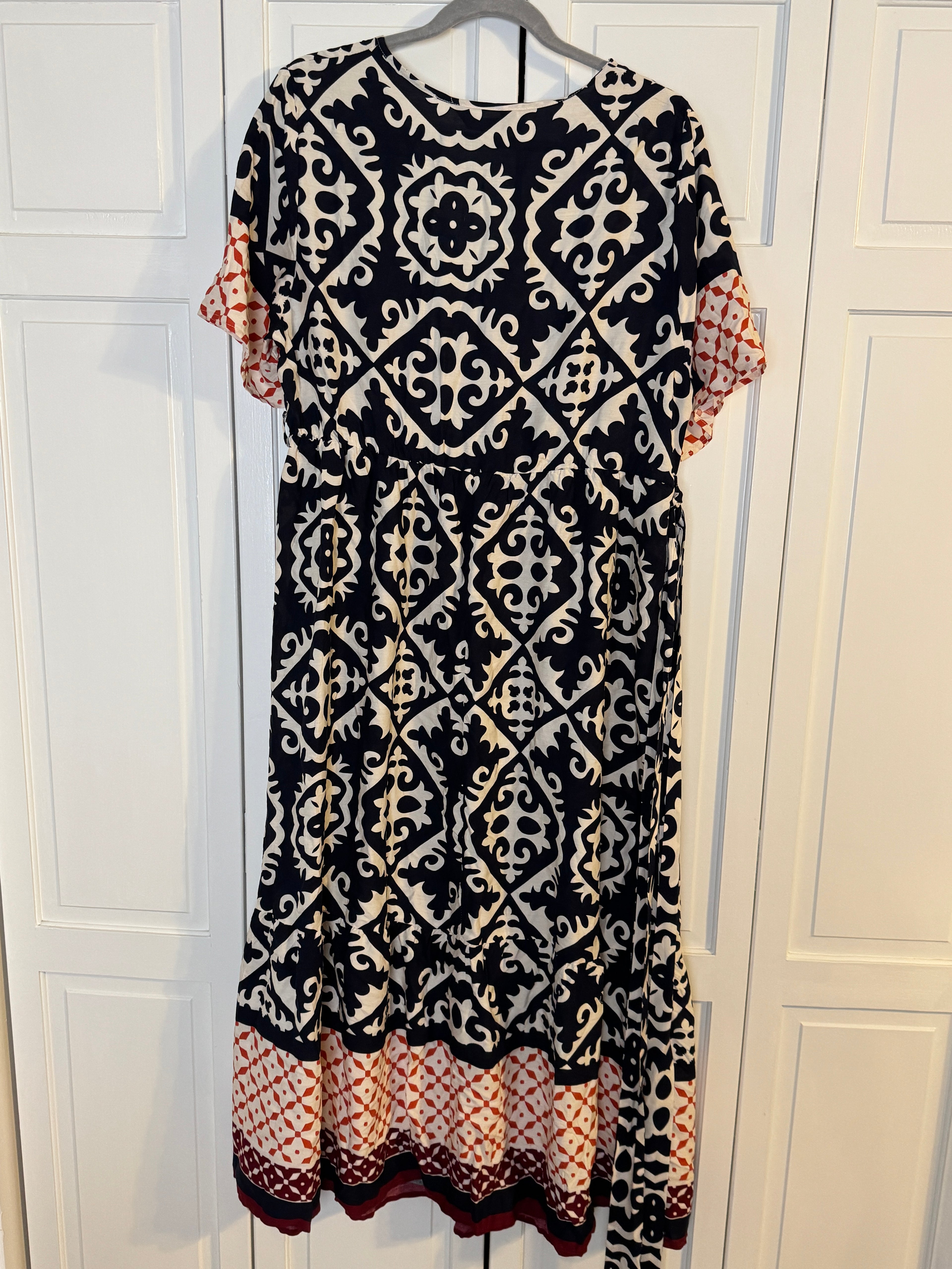 Color Patch maxi dress from bloomchic never worn size 14-16