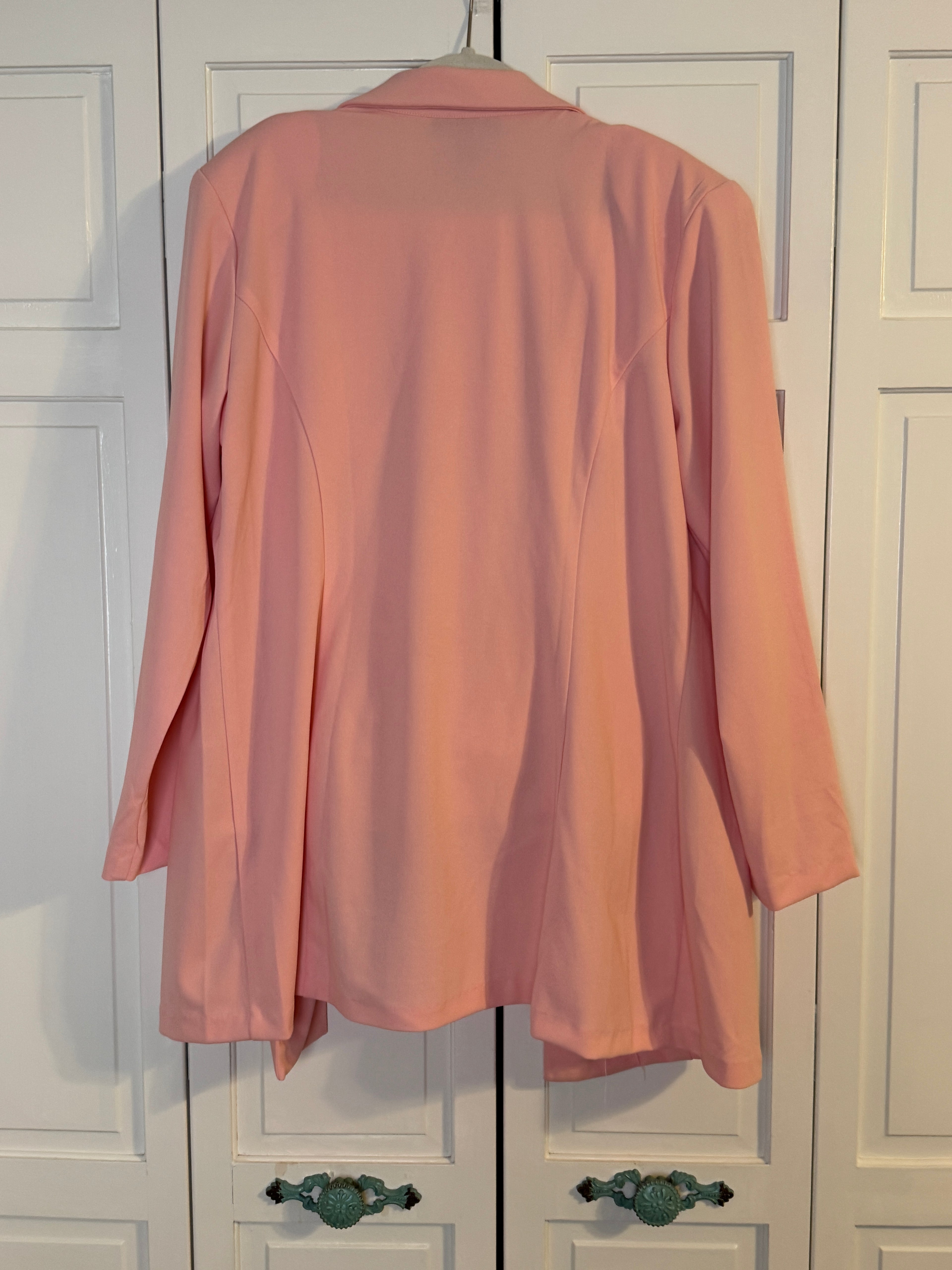 Ashley Stewart 2 piece pink pant suit never worn Size 18-20
